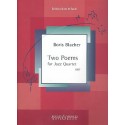 Blacher Two Poems for Jazz Quartet